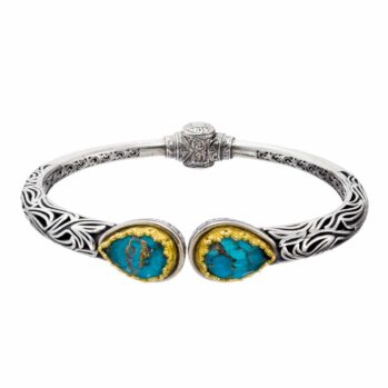 Iris bracelet in Sterling Silver with Gold plated parts