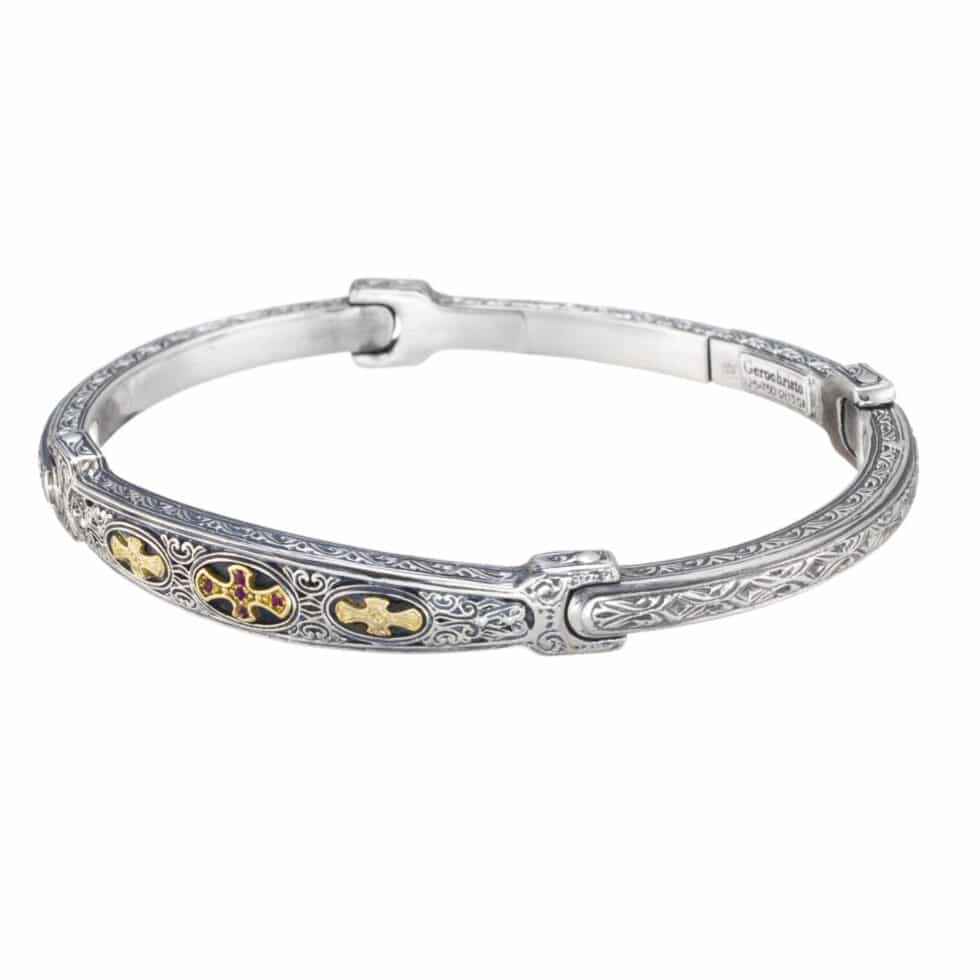 Patmos Bracelet in 18K Gold and Sterling Silver