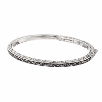 Santorini kyma Bracelet in Sterling Silver