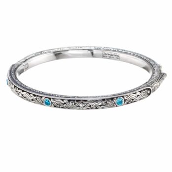Nefeli Bracelet in Sterling Silver with Gemstones