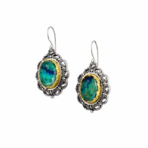 Penelope earrings in Sterling Silver with Gold plated parts
