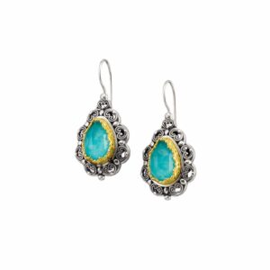 Penelope earrings in Sterling Silver with Gold plated parts - Image 2