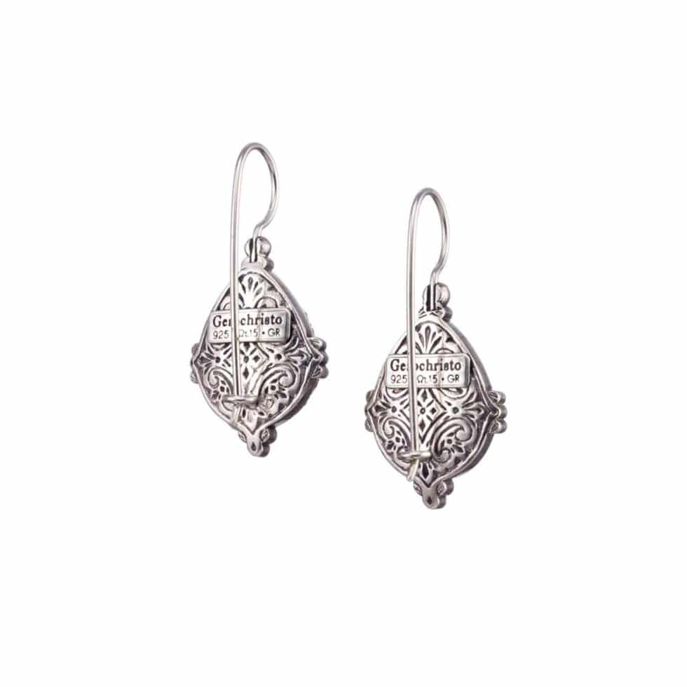 Semeli Earrings in Sterling Silver with Gold plated parts