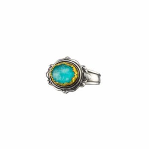 Semeli Ring in Sterling Silver with Gold plated parts - Image 3