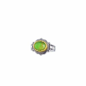 Semeli Ring in Sterling Silver with Gold plated parts - Image 4