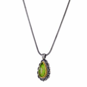 Penelope Pendant is Sterling Silver with Gold plated parts - Image 2