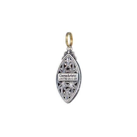 Mediterranean pendant in 18K Gold and Sterling silver - Image 2