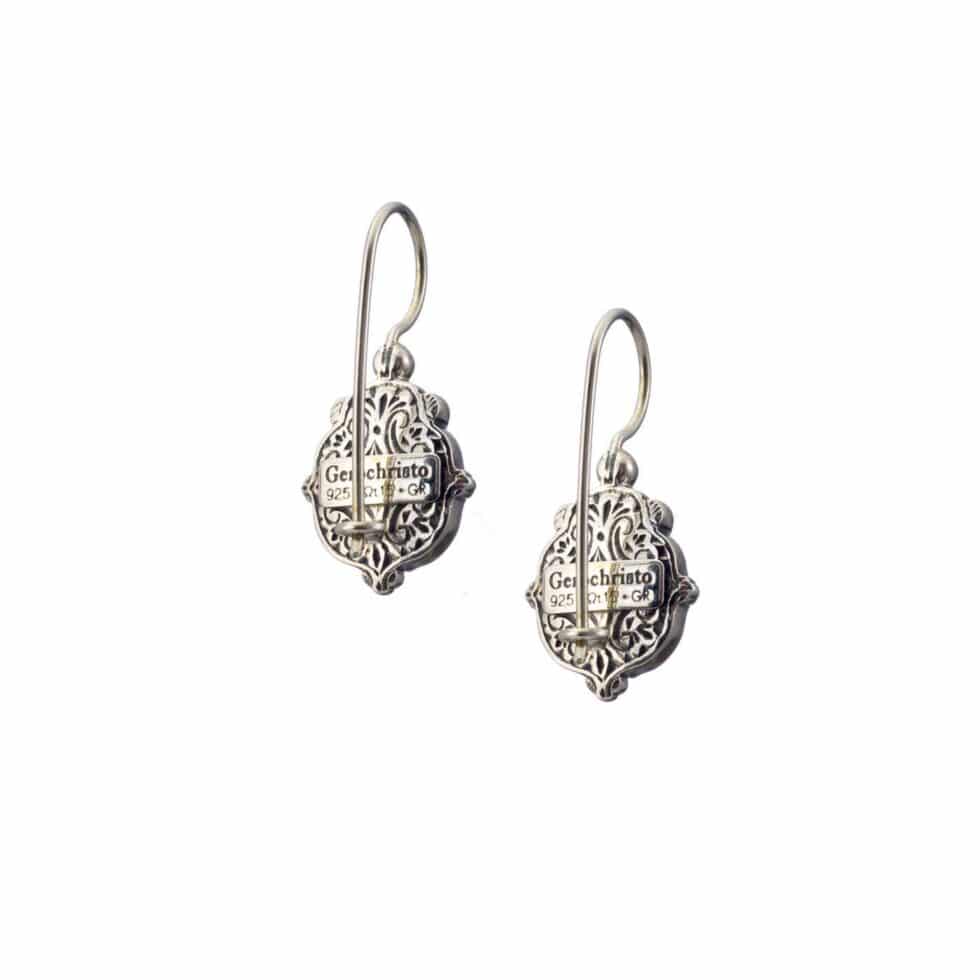 Semeli earrings in Sterling Silver with Gold Plated Parts