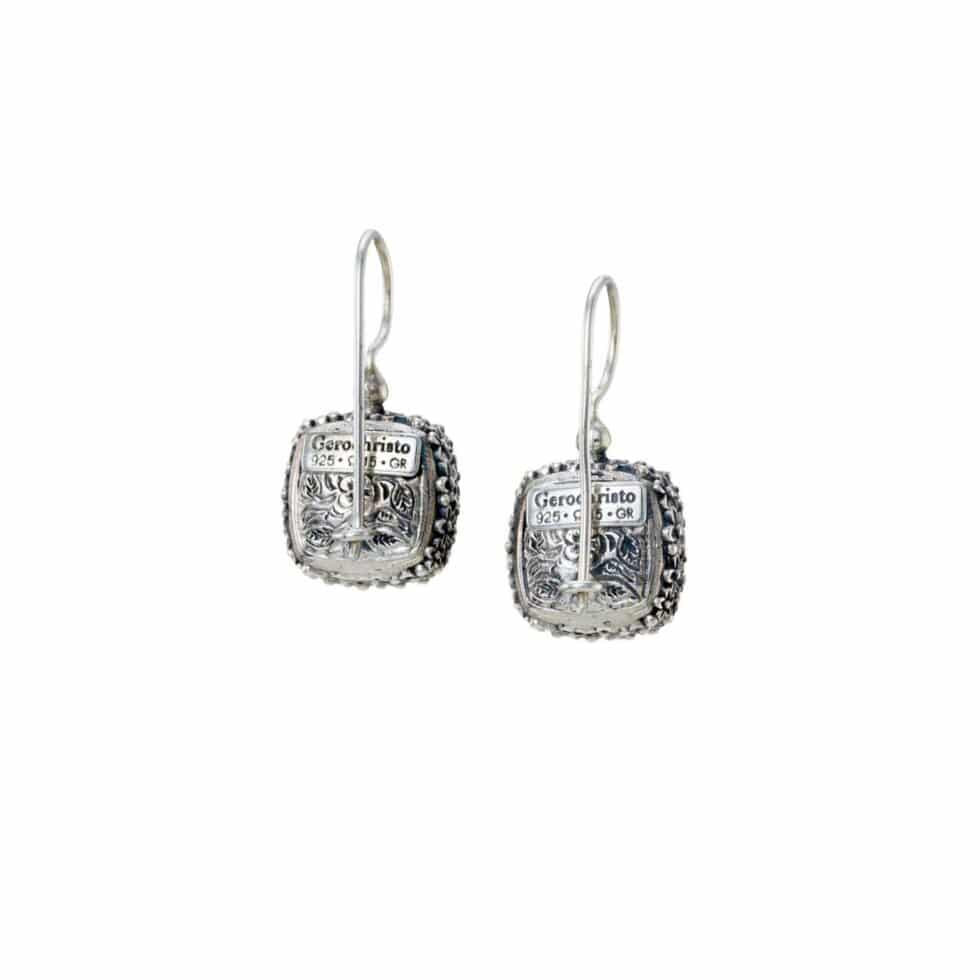 Anthemis earrings in sterling silver