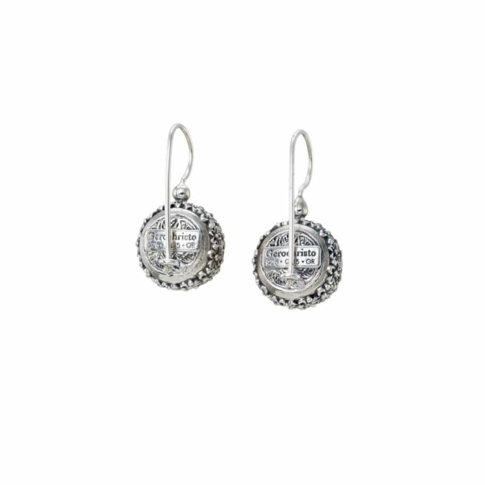 Anthemis earrings in sterling silver
