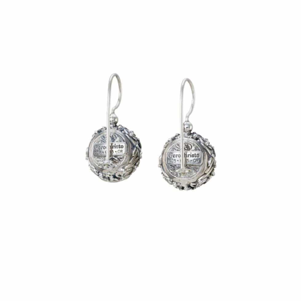 Cyclamin earrings in Sterling silver