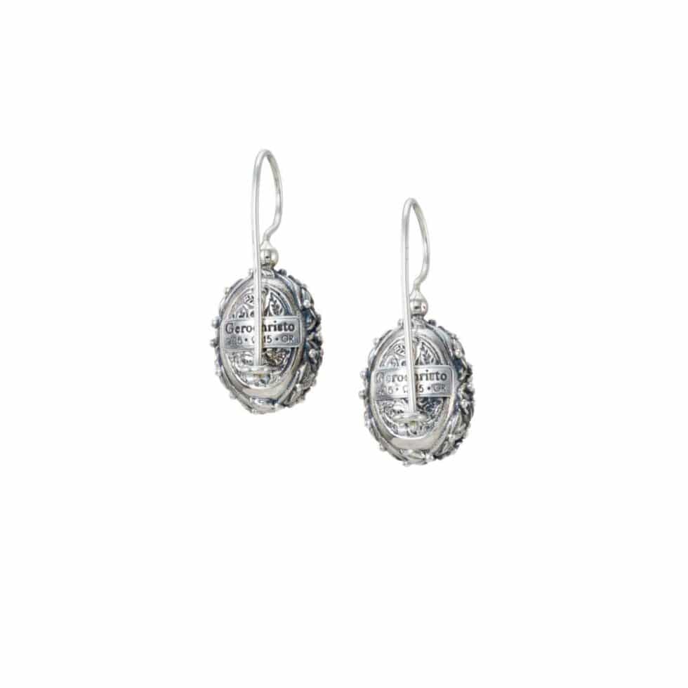 Cyclamin earrings in Sterling silver
