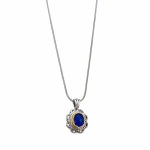 Penelope Pendant is Sterling Silver with Gold plated parts - Image 7