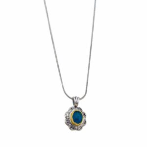 Penelope Pendant is Sterling Silver with Gold plated parts - Image 5