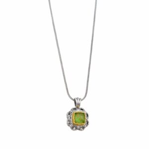 Penelope Pendant is Sterling Silver with Gold plated parts - Image 2