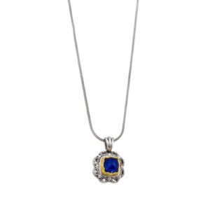 Penelope Pendant is Sterling Silver with Gold plated parts - Image 4