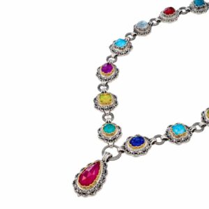 Penelope necklace in 18K Gold and Sterling Silver