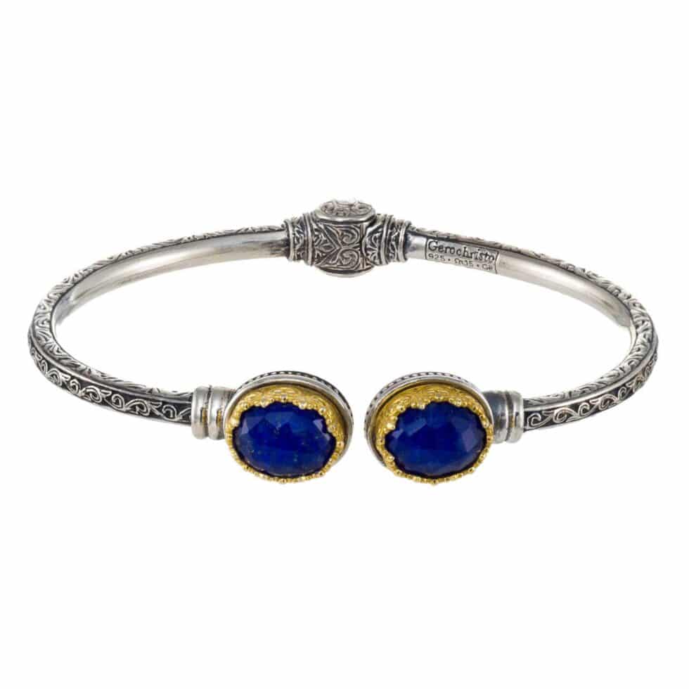 Iris Bracelet in Sterling Silver with Gold Plated parts