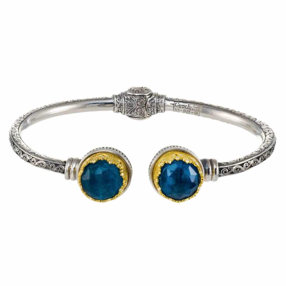 Iris Bracelet in Sterling Silver with Gold Plated parts