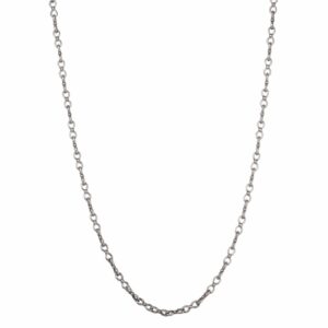 Double Loop Chain handmade in Sterling Silver