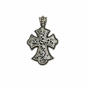 Byzantine Cross in Sterling Silver