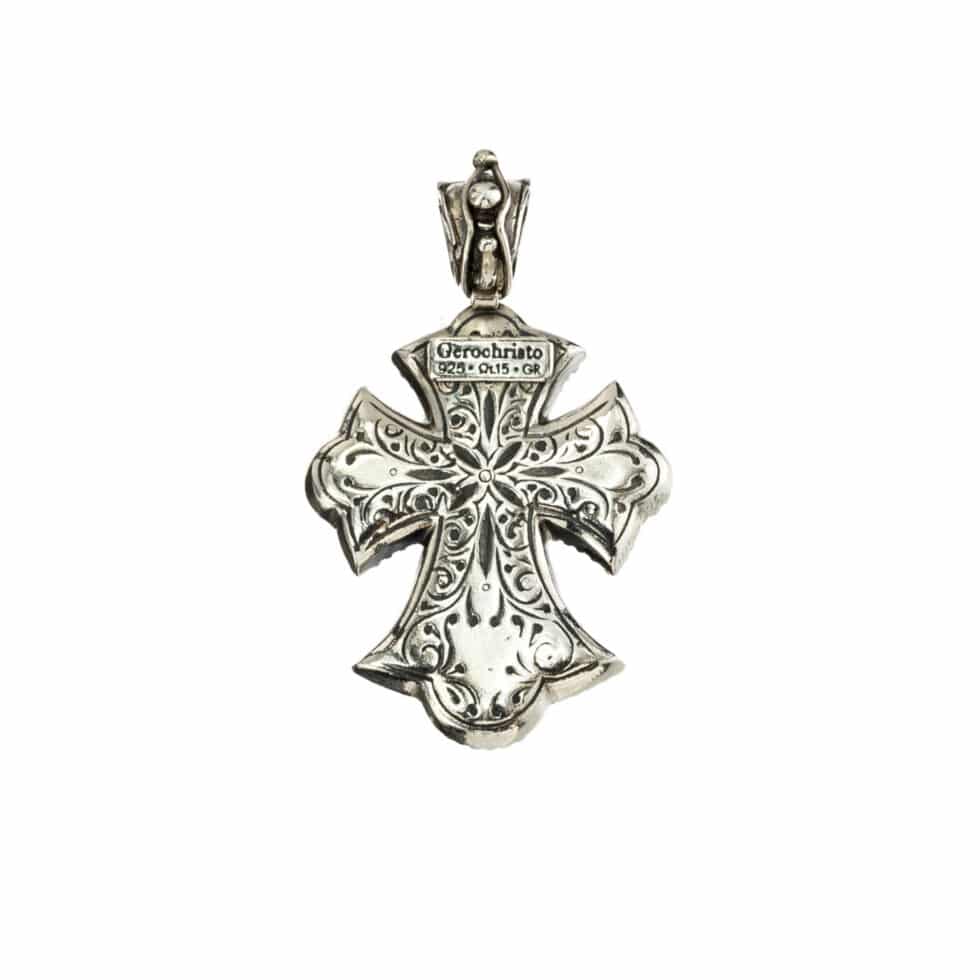 Byzantine Cross in Sterling Silver