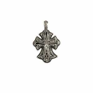 Byzantine Cross in Sterling Silver