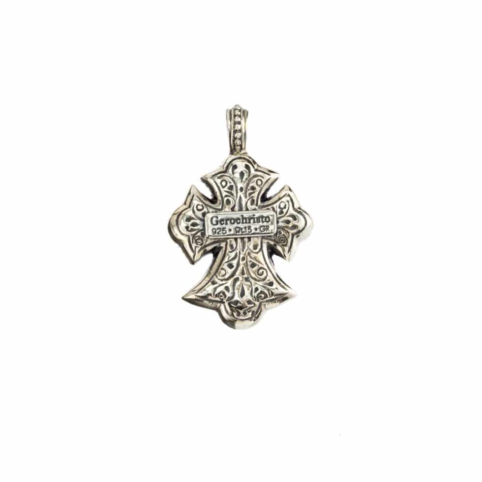Byzantine Cross in Sterling Silver
