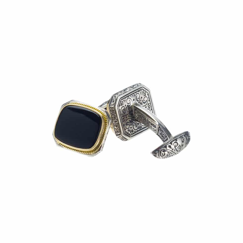 Classic cufflinks in 18K Gold and Sterling silver