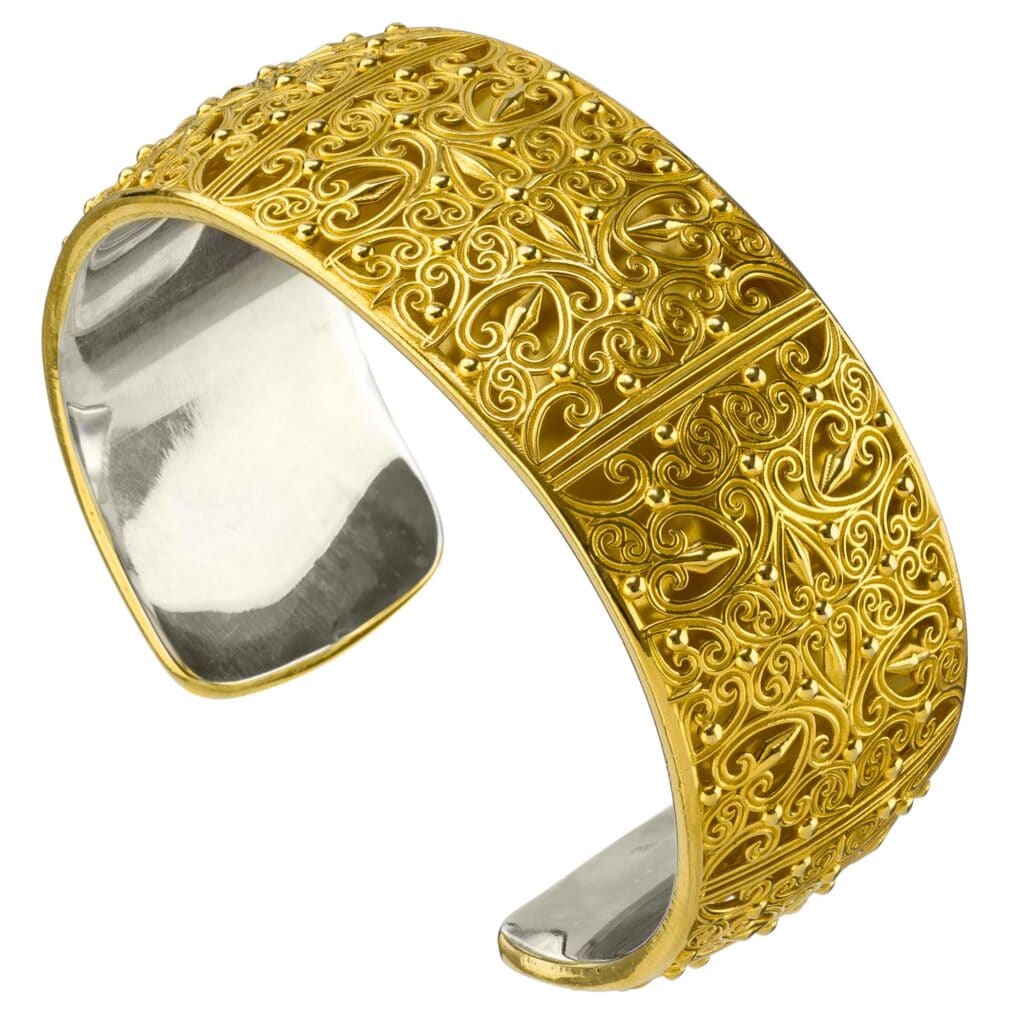 Kallisto adjustable Bracelet in Gold plated silver 925