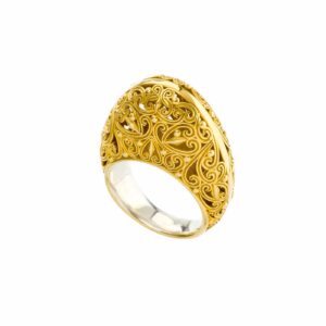 Kallisto Ring in Gold plated sterling silver