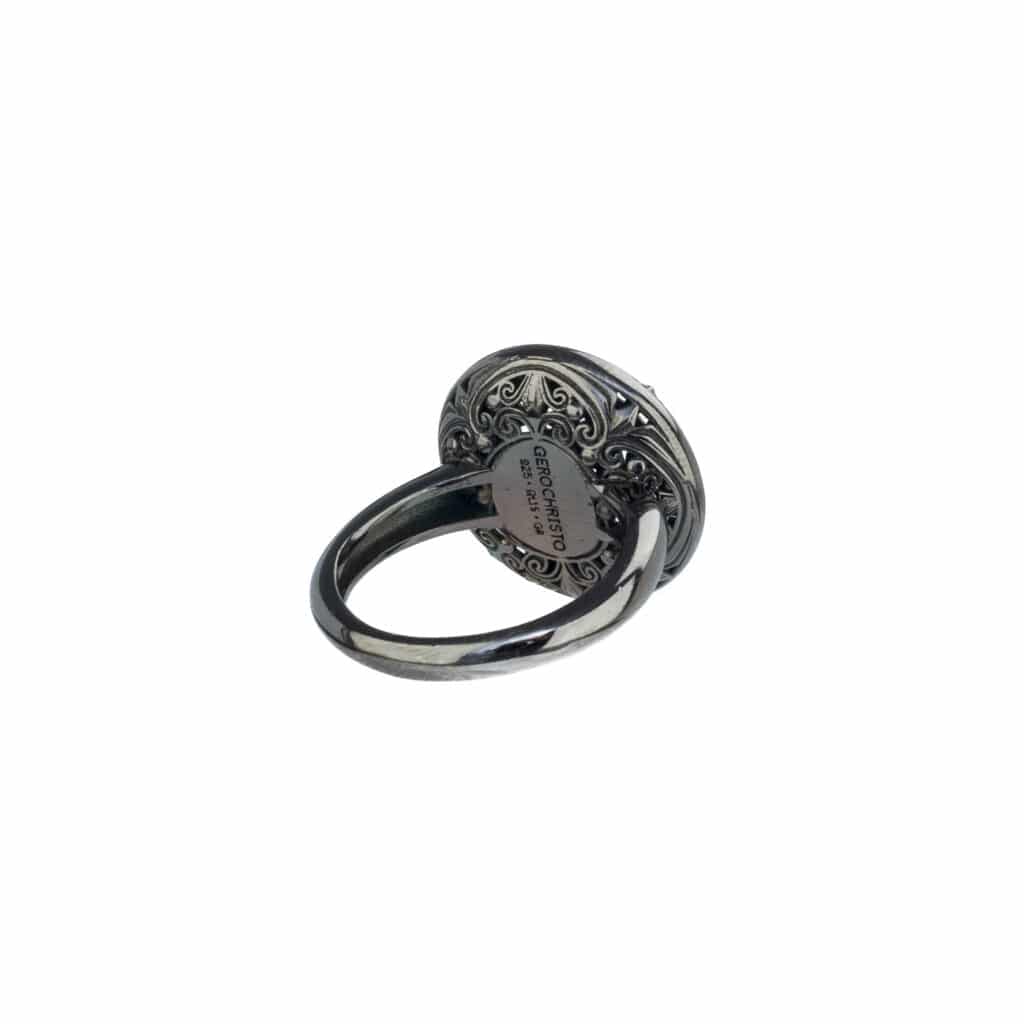 Kallisto Ring in Black plated sterling silver - Image 4