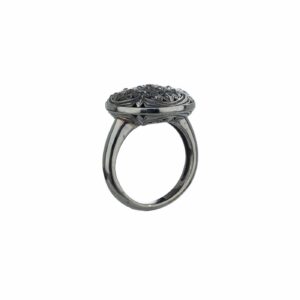 Kallisto Ring in Black plated sterling silver - Image 5