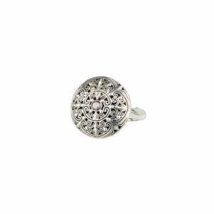 Kallisto Ring in oxidized silver