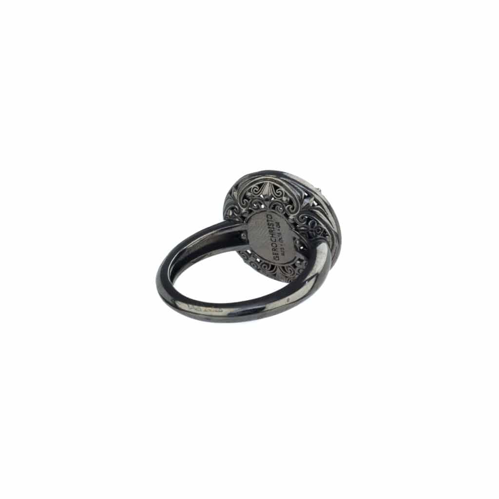 Kallisto Ring in Black plated sterling silver - Image 4