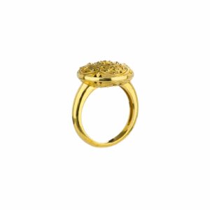 Kallisto Ring in Gold plated sterling silver - Image 4