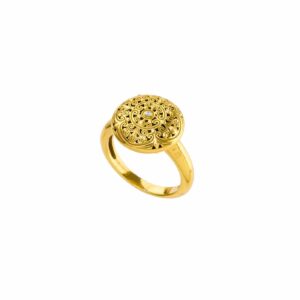 Kallisto Ring in Gold plated sterling silver - Image 2