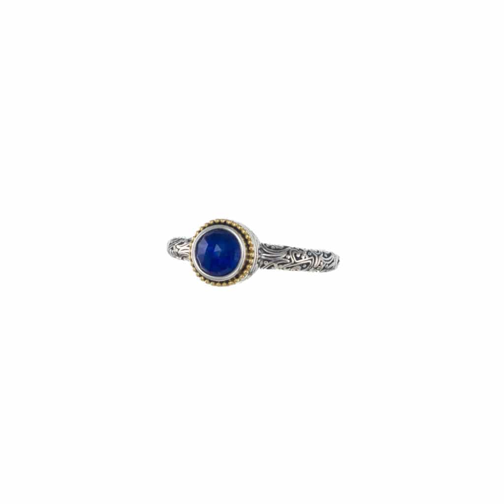 Eden's Garden 1 Stone Ring in 18K Gold and Sterling Silver - Image 7