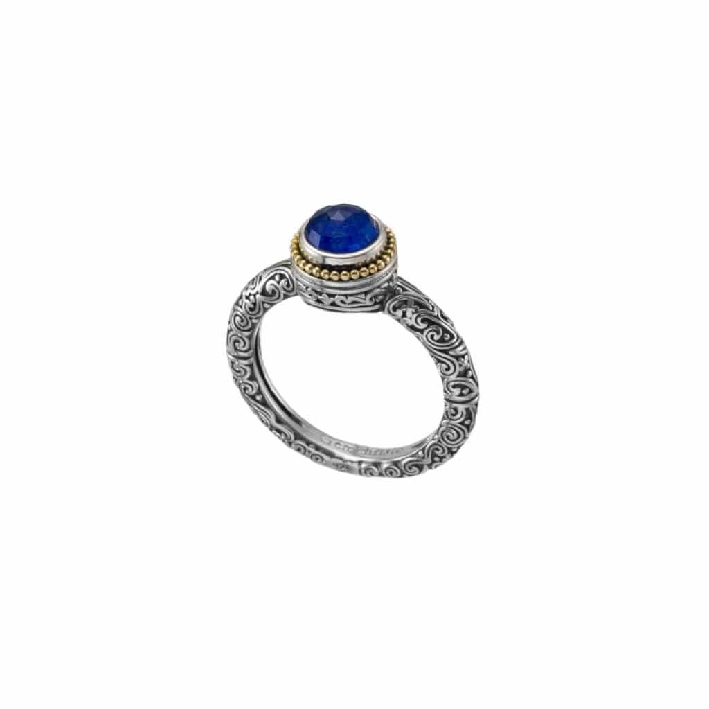 Eden's Garden 1 Stone Ring in 18K Gold and Sterling Silver - Image 5