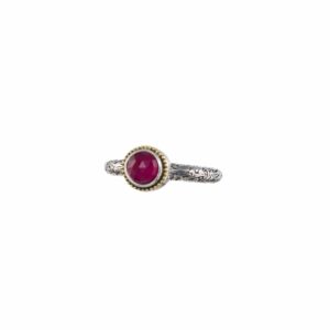 Eden's Garden 1 Stone Ring in 18K Gold and Sterling Silver - Image 6