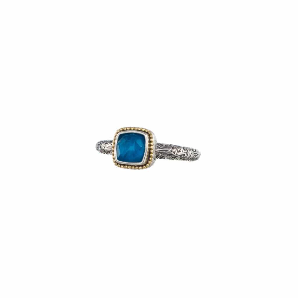 Eden's Garden 1 Stone Ring in 18K Gold and Sterling Silver - Image 7