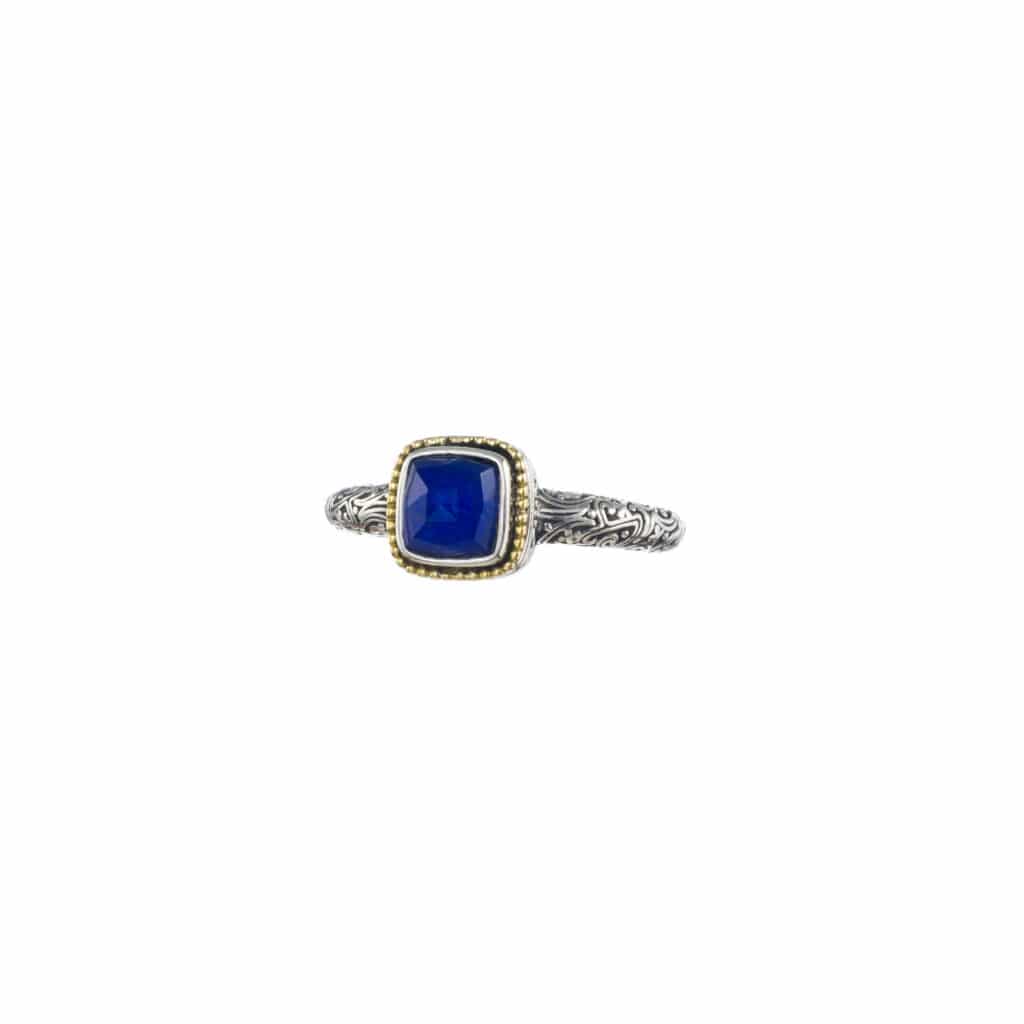 Eden's Garden 1 Stone Ring in 18K Gold and Sterling Silver - Image 8