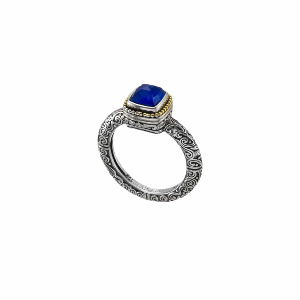Eden's Garden 1 Stone Ring in 18K Gold and Sterling Silver - Image 3