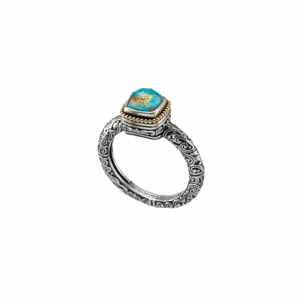 Eden's Garden 1 Stone Ring in 18K Gold and Sterling Silver - Image 5