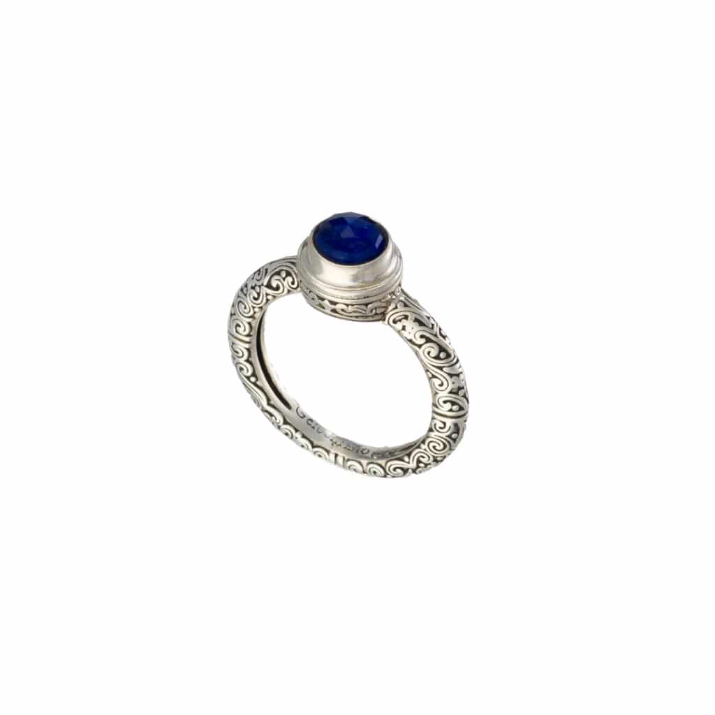 Eden's Garden 1 stone Ring in sterling silver - Image 3