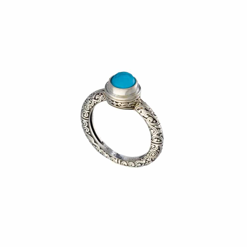 Eden's Garden 1 stone Ring in sterling silver - Image 4