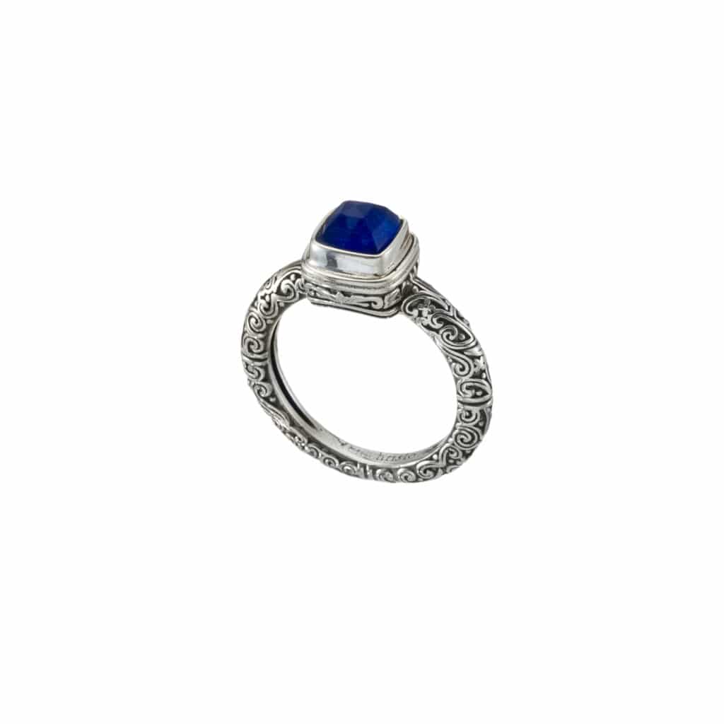 Eden's Garden 1 Stone Ring in sterling silver - Image 3