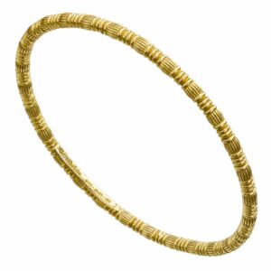 Kassandra Bangle bracelet in Gold plated silver - Image 2