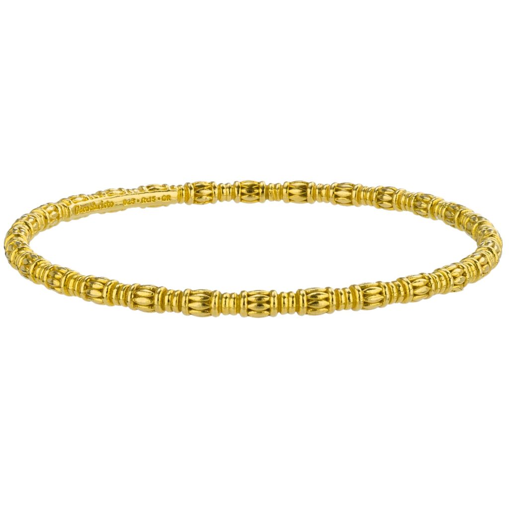 Kassandra Bangle bracelet in Gold plated silver