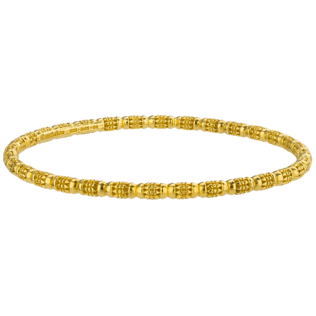 Kassandra Bangle bracelet in Gold plated silver